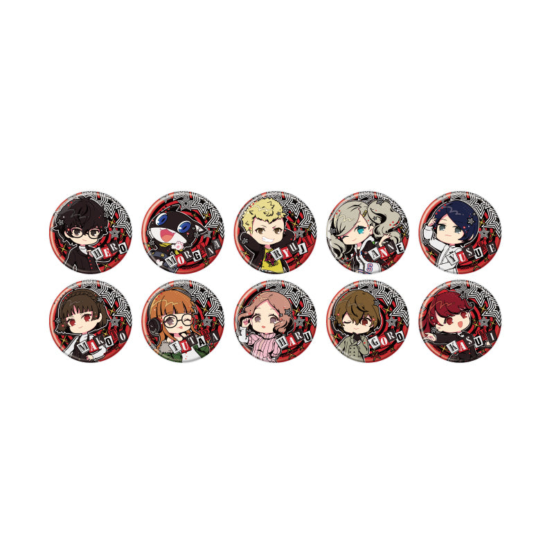 PERSONA 5 ROYAL - 04 POP ART ILLUSTRATION CAN BADGE BLIND BOX TRADING