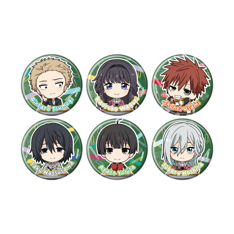 THE FRAGRANT FLOWER BLOOMS WITH DIGNITY - MINI CHARACTER ILLUSTRATION 02 CAN BADGE BLIND BOX TRADING