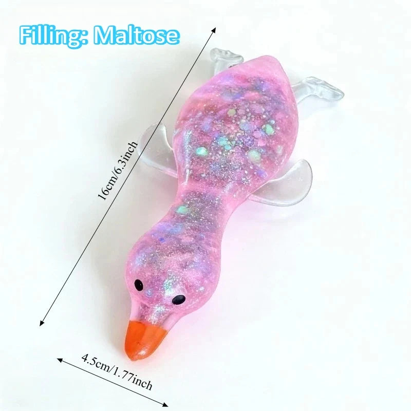 Squishy Antistress Duck Fidgets Toys Cute Goose Animals Vent Toys for Kids Adults Decompression Stretch Toys Friends Best Gift